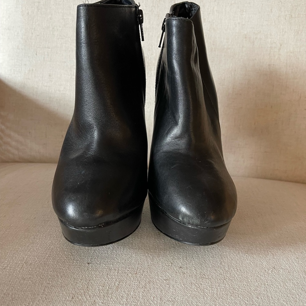 Aldo black stiletto booties size 7.5